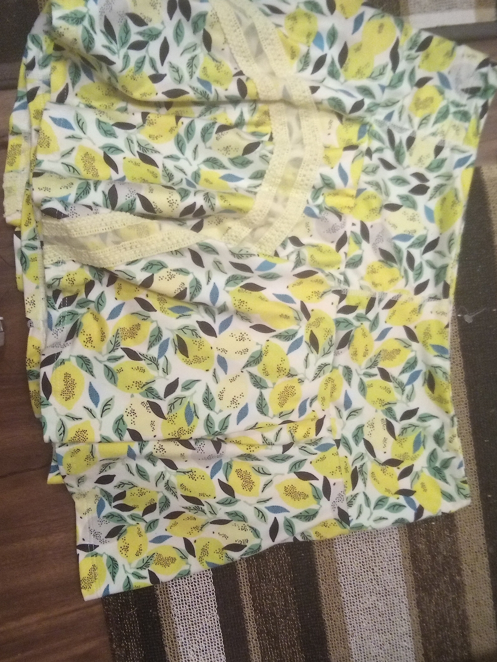 FP Movement by Free People Yellow Lemon Print Circle Skirt